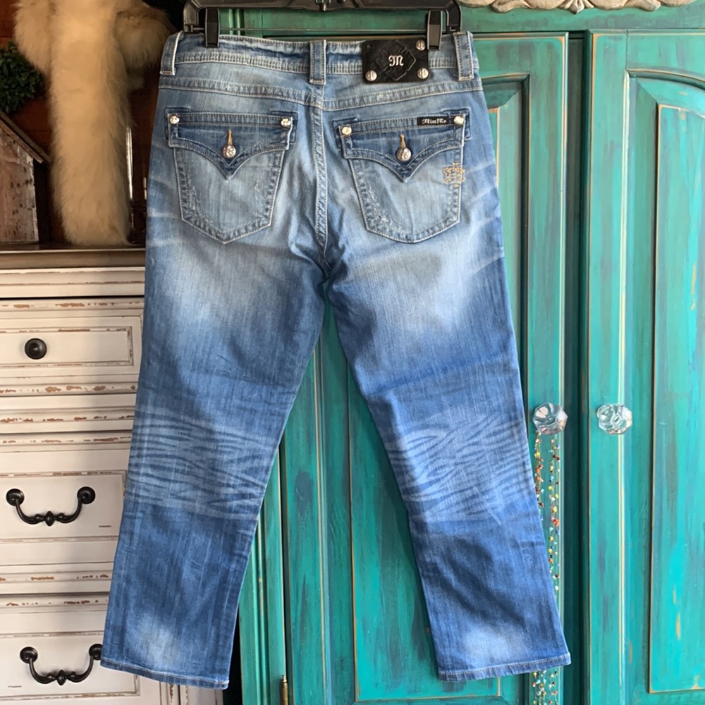 Miss me, jeans boyfriend Capri size 28